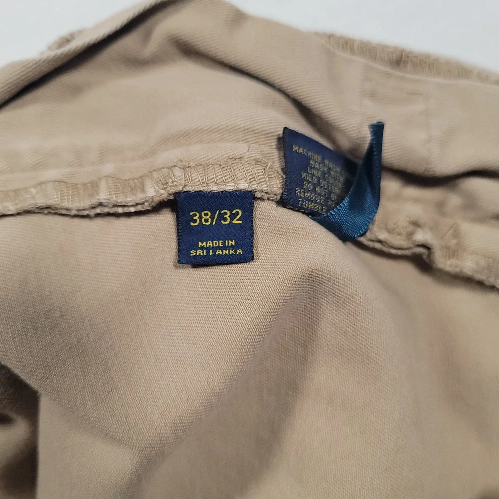 Polo Ralph Lauren‎ Pants Men's 38x32 Straight Leg 5-Pocket Khaki Cotton